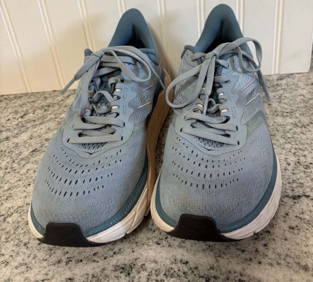 Hoka One One Arahi 5 Blue Fog Running Shoes Women's Size 9B